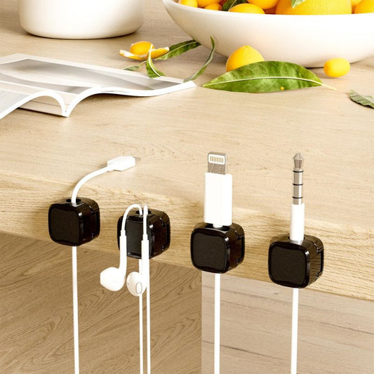 Organizador cables mesa escritorio premium magnético — SapWxrld