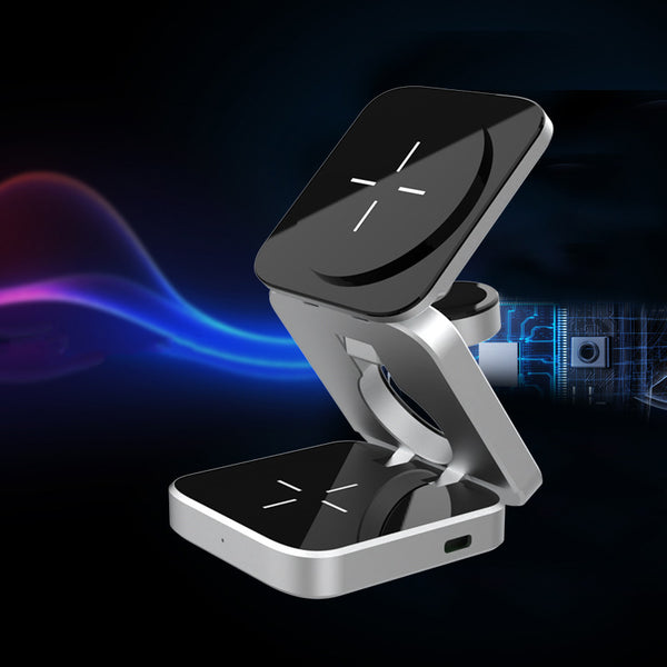 Cargador inalámbrico 3 en 1 para iPhone AirPods y Apple Watch — SapWxrld
