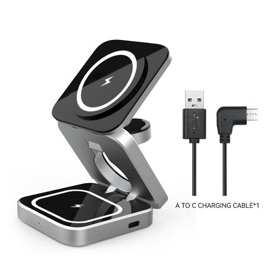 Cargador mesa escritorio 3 en 1 inalámbrico premium — SapWxrld España