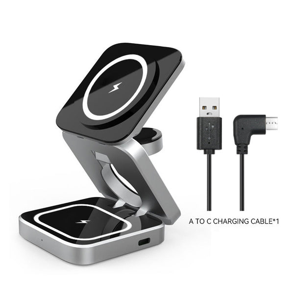 Cargador mesa escritorio 3 en 1 inalámbrico premium — SapWxrld España
